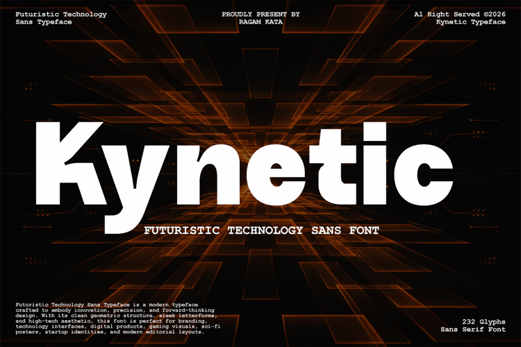 Preview of Kynetic Black Font