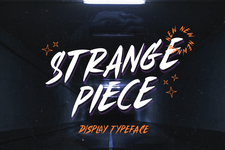 Strange Piece Font