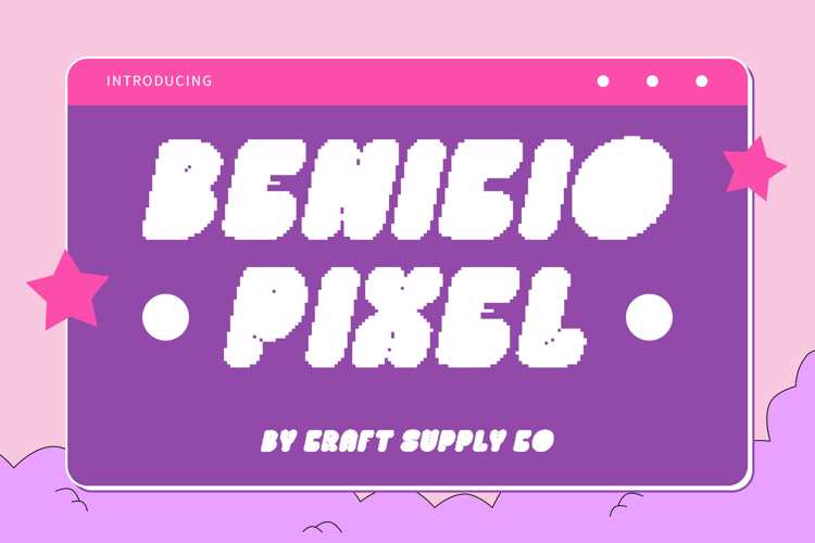 Benicio Pixel Font