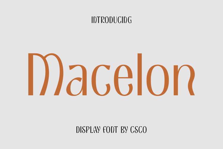 Macelon Font