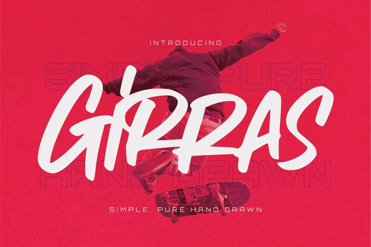 Preview of Girras Font