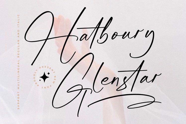 Hatboury Glenstar Font