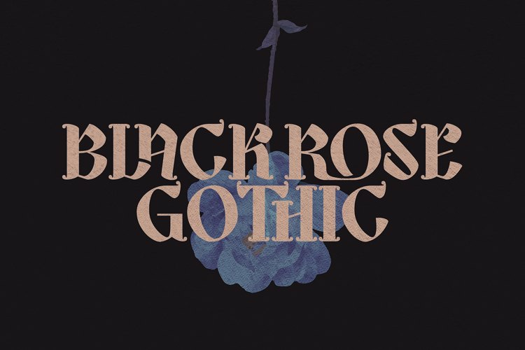 Black Rose Gothic Font