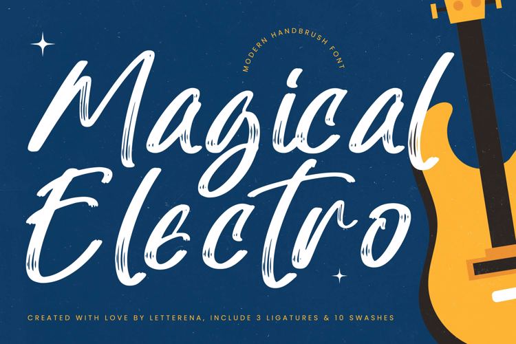 Magical Electro VERSION Font