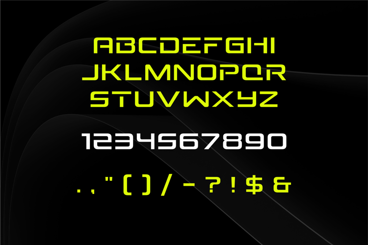 Preview of Bersan Font