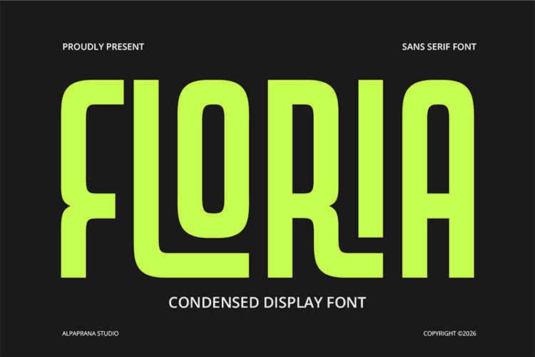 Preview of Floria Font