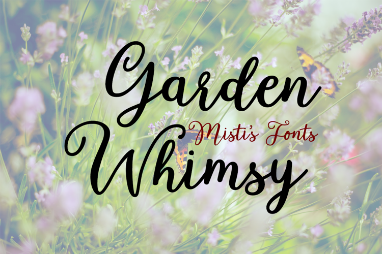 Preview of Garden Whimsy Font