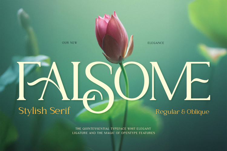 Preview of Falsome Font