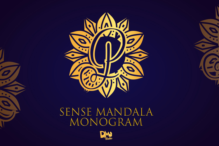 Sense Mandala Monogram Font