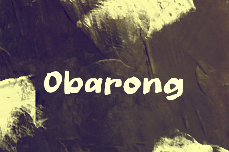 Obarong Font