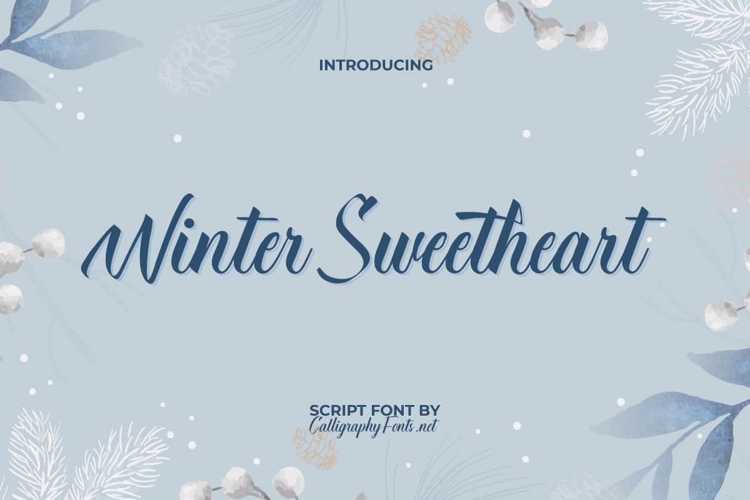 Winter Sweetheart Font