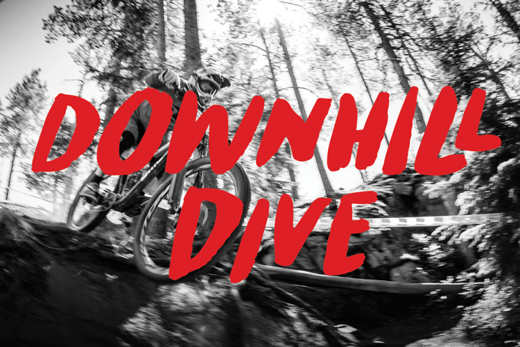 Downhill Dive Font