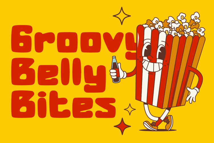 Preview of Chubzy Funk Font