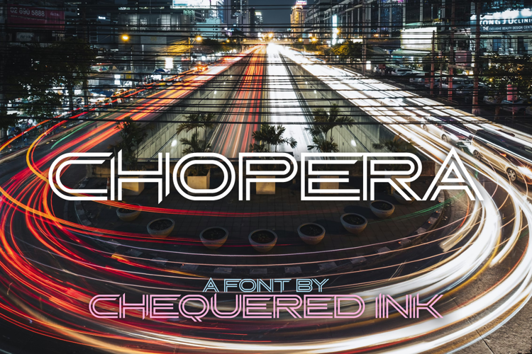 Preview of Chopera Font