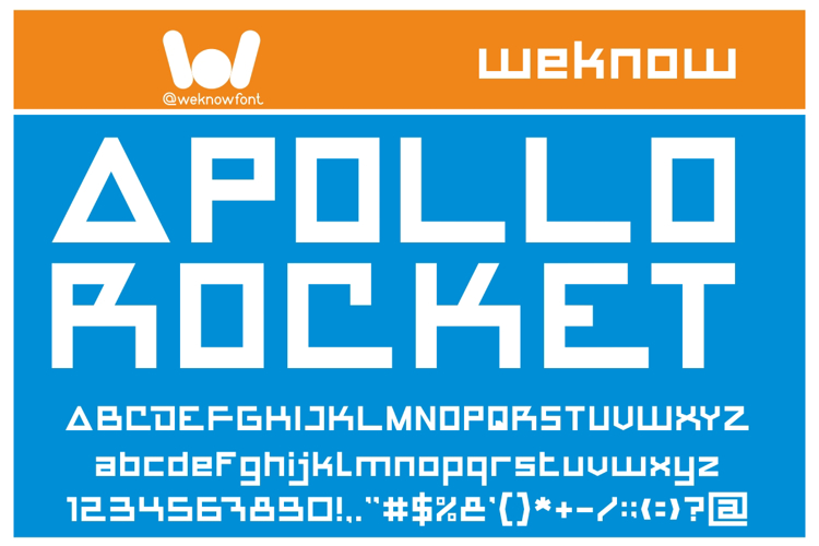 APOLLO ROCKET Font