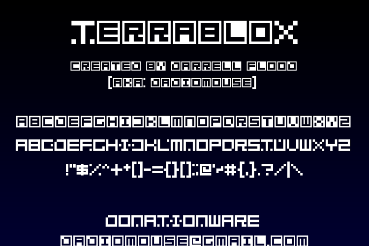 Terrablox Font