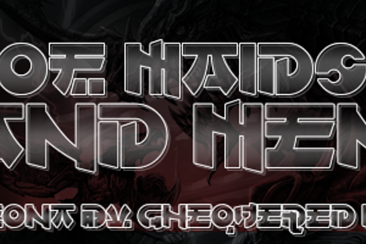Of Maids and Men Font
