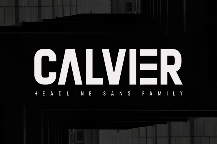 Calvier Font
