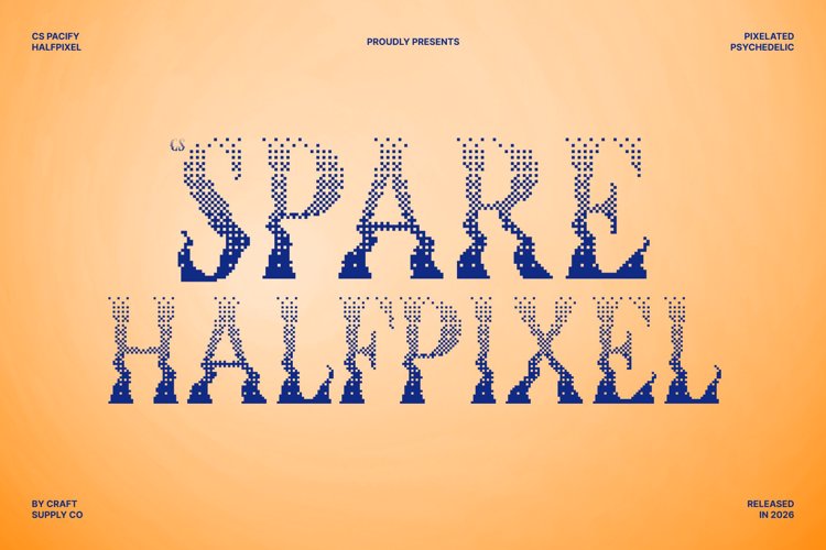 Preview of CS Spare Halfpixel Font