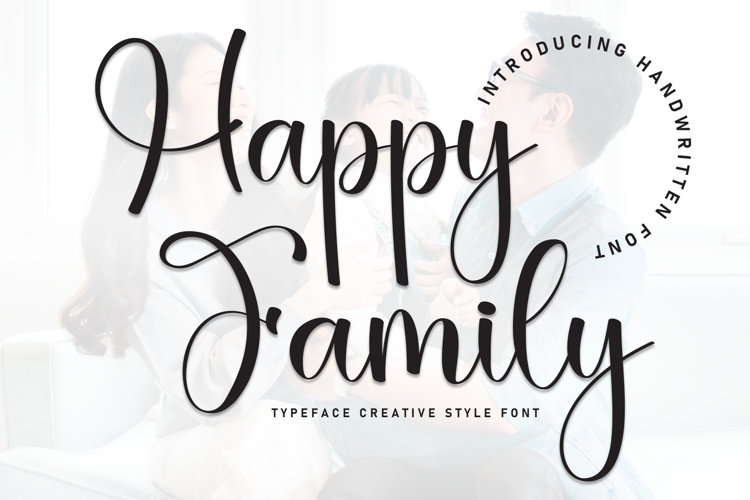 Preview of Happy Family Font