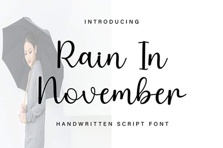 Rain In November Font