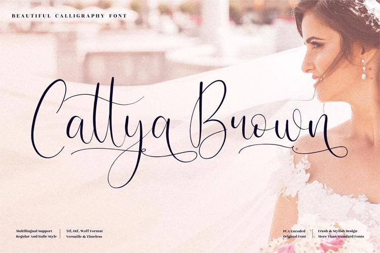 Cattya Brown Font