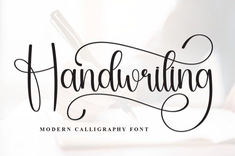 Preview of Handwriting Font