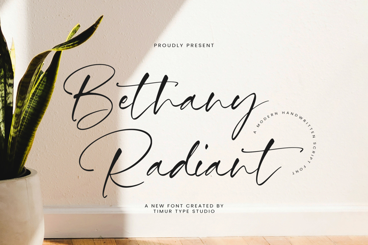 Bethany Radiant Font