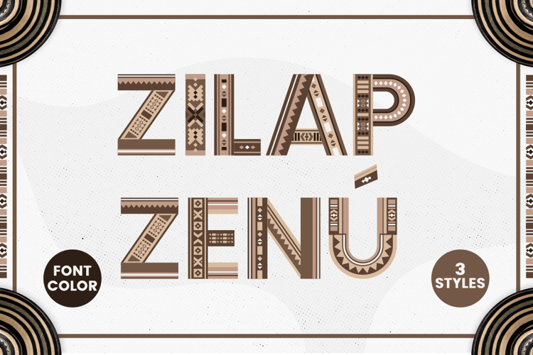 Zilap Zenu Font