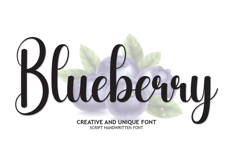 Blueberry Font