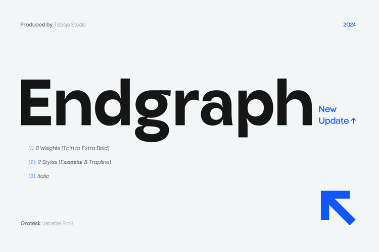 Preview of TBJ Endgraph Font