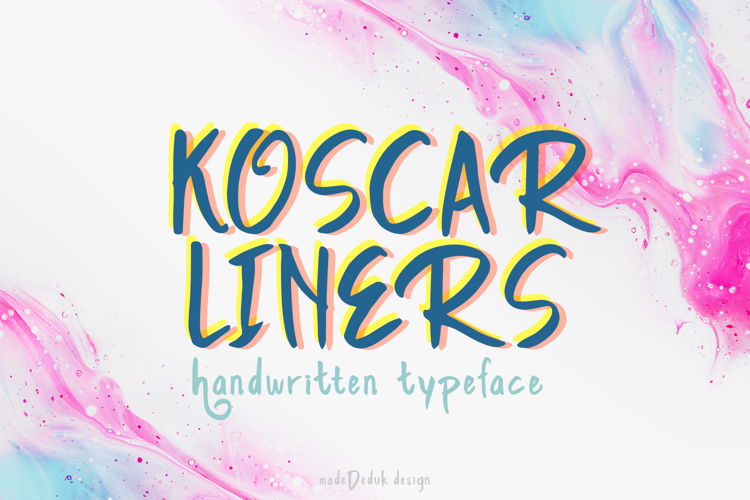 Koscar Liners Font