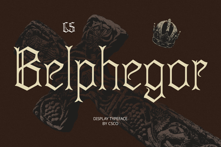 Preview of CS Belphegor Font