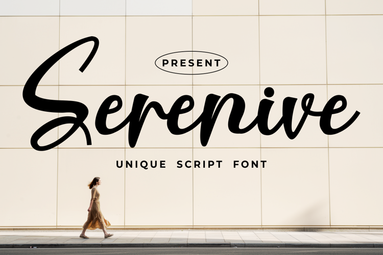 Preview of Serenive Font