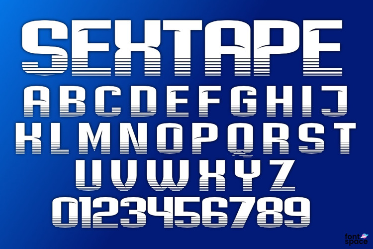 Preview of Sextape Font