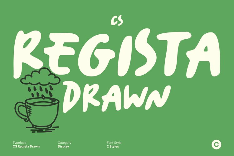 Preview of CS Regista Drawn Font