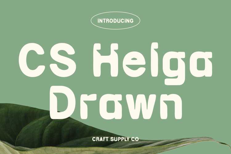 CS Helga Drawn Font