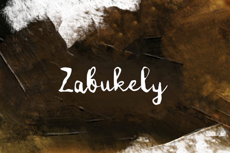 Preview of z  Zabukely Font
