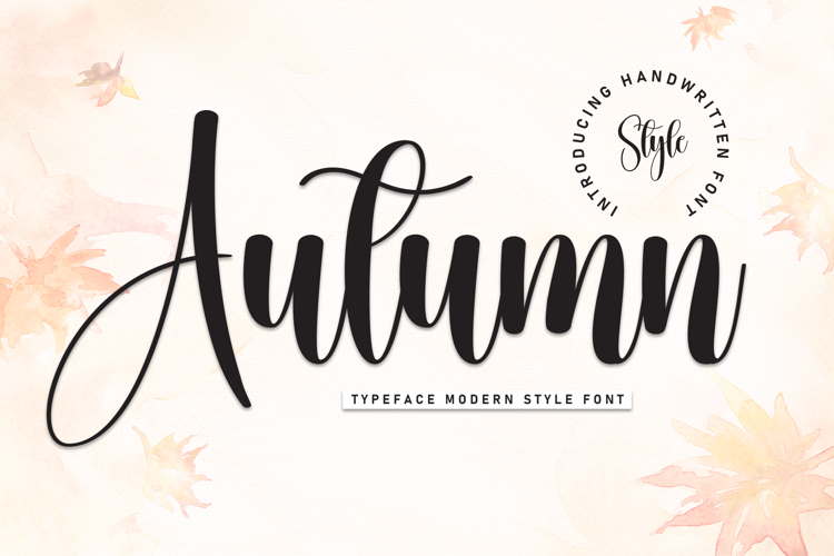 Preview of Autumn Font