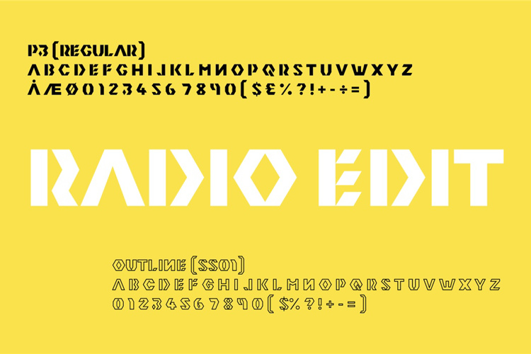 Radio Edit Font