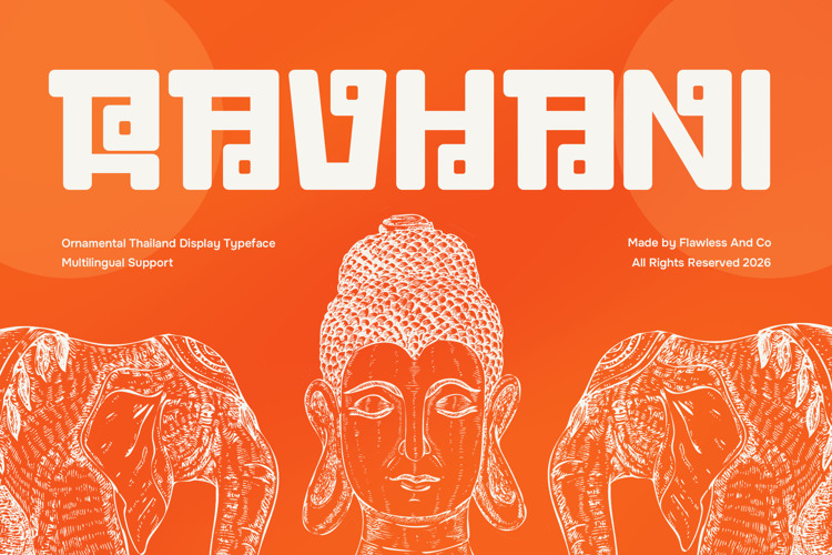 Preview of RAVHANI Font