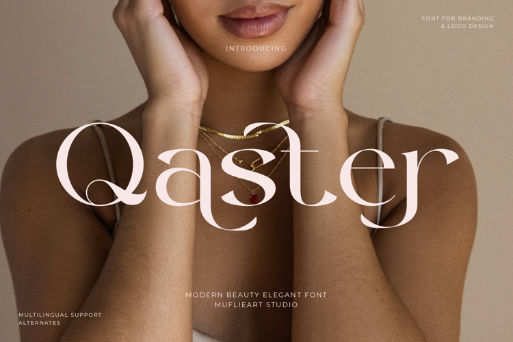 Preview of Qaster Font