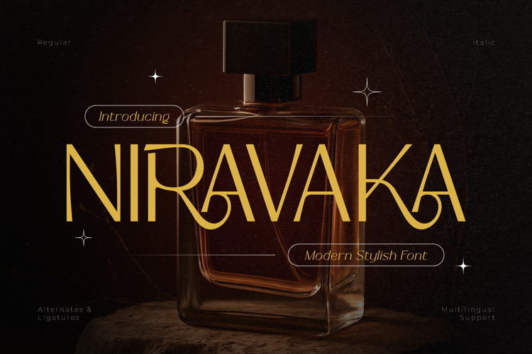 Preview of Niravaka Font