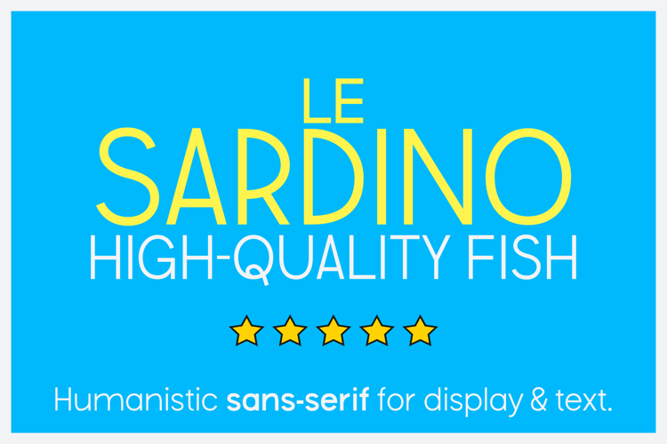 Le Sardino Font