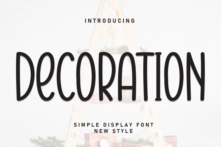 Preview of Decoration Font
