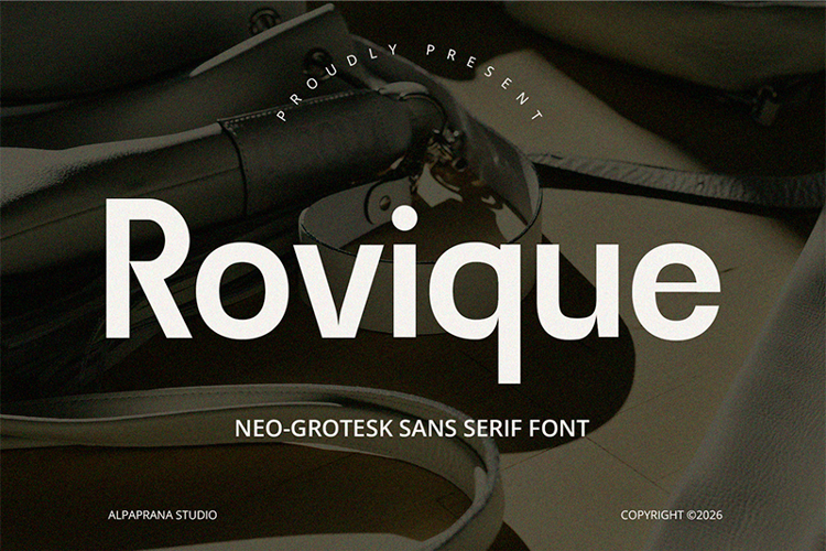 Preview of Rovique Font