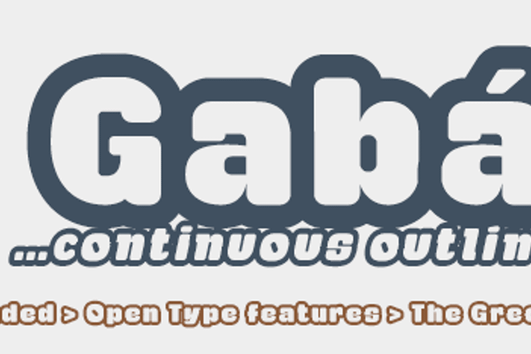 Gaban Font