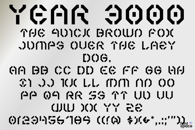 Year 3000 Font