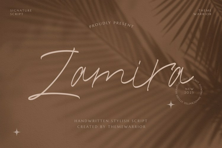 Preview of Zamira Font