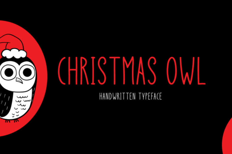 Christmas Owl Font